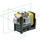 Linjelaser 3 linjer gr&ouml;nt ljus, Dewalt