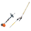 H&auml;cksax, extra l&aring;ng bensindriven