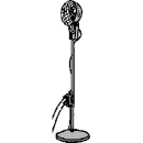 Str&aring;lkastare med stativ, 300 W