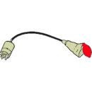 &Ouml;verg&aring;ng, 380 V 16 amp spisuttag