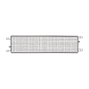 Aluminiumplank 2,5x0,3 meter